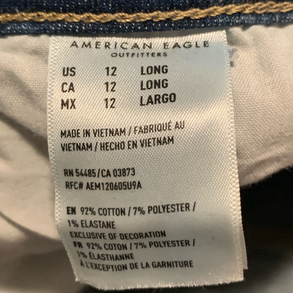 American Eagle Distressed High Waisted Flare Jean - Picture 2 of 4